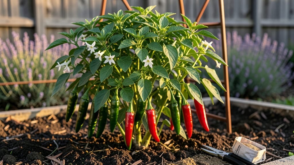 Bird Beak Peppers Growing Guide: Pole-Trained Spice Garden in Compact Spaces