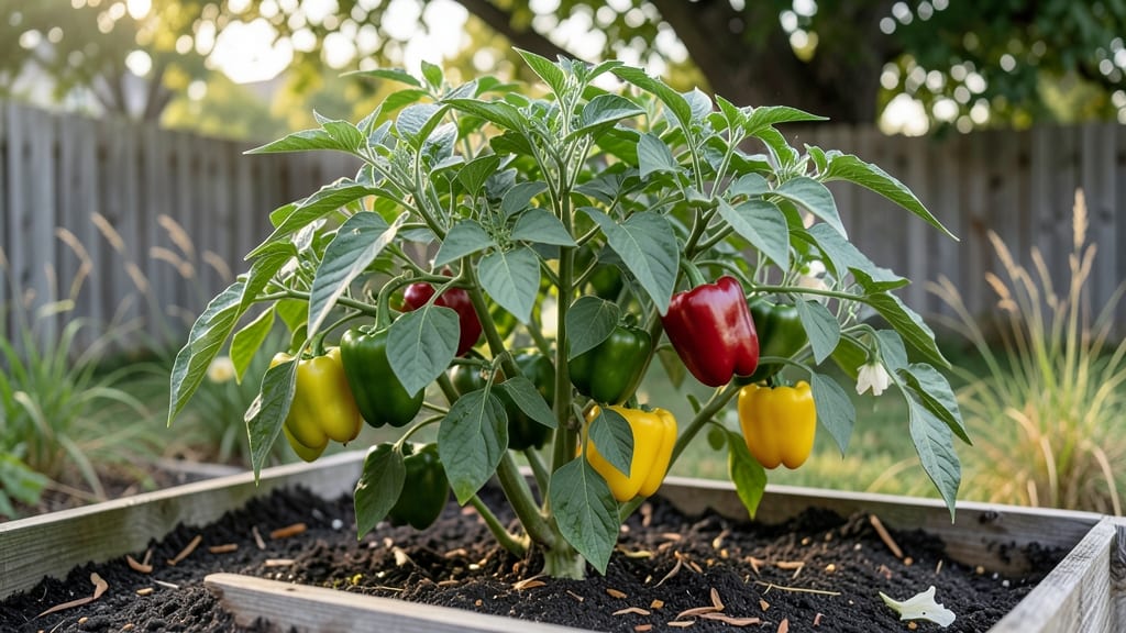 California Wonder Bell Peppers: Pole-Trained Sweetness With Zero Bitterness Risk