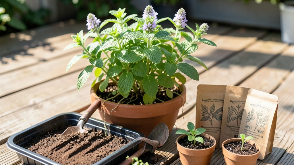 Peppermint From Seed: Fast-Growing Herb for Home Remedies & Tea