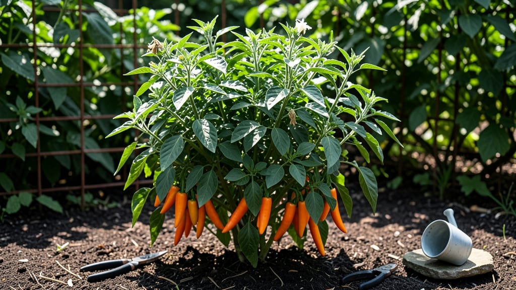 Orange Chilli Peppers: Sun-Dried Heat Preservation for Year-Round Spice