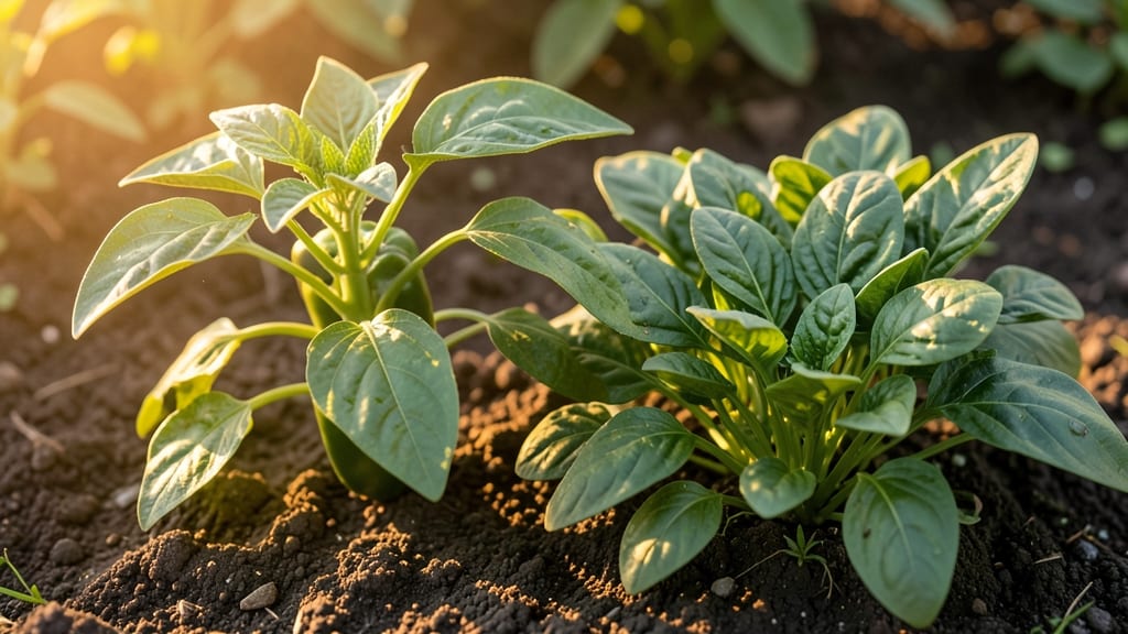 Spinach Shades Roots for Consistent Growth