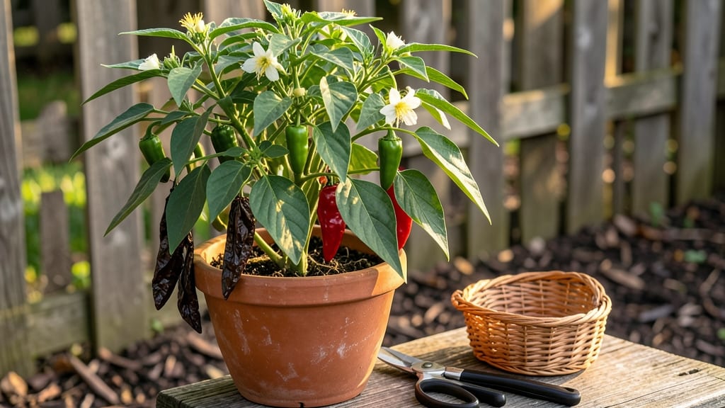 Growing Ancho Peppers Recipe: Pole-Trained Abundance in Small Spaces Without Bitterness