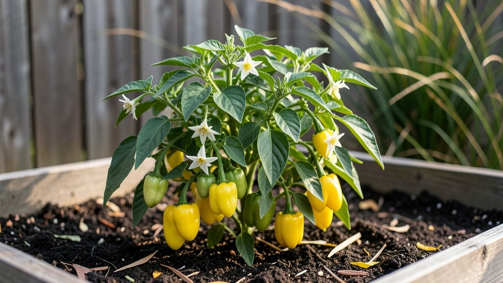 Small Yellow Peppers Growing Guide: Compact Garden Vertical Mastery