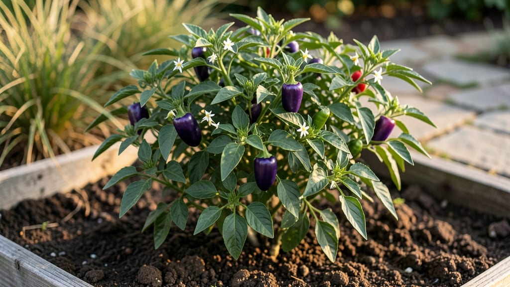 Purple Jalapeño Pepper Plant: Vibrant Color and Mild Heat in Containers