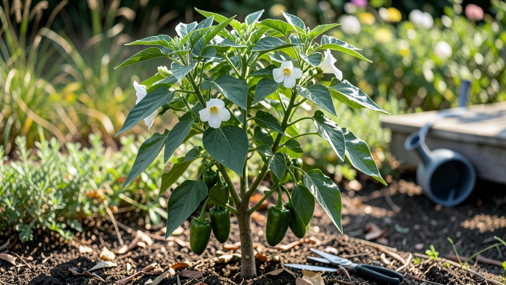 Poblano Pepper Plants: Sun-Loving Giants in Containers