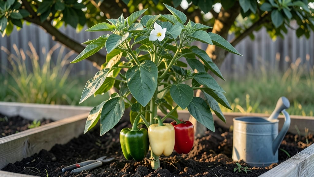 Keystone Bell Pepper Growing Guide: Vertical Space Maximizer for Small Gardens