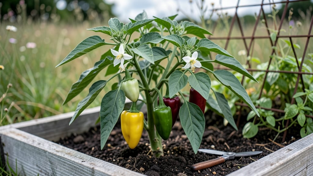 Marconi Bell Pepper Growing Guide: Pole-Trained Secrets for High-Yield Gardens