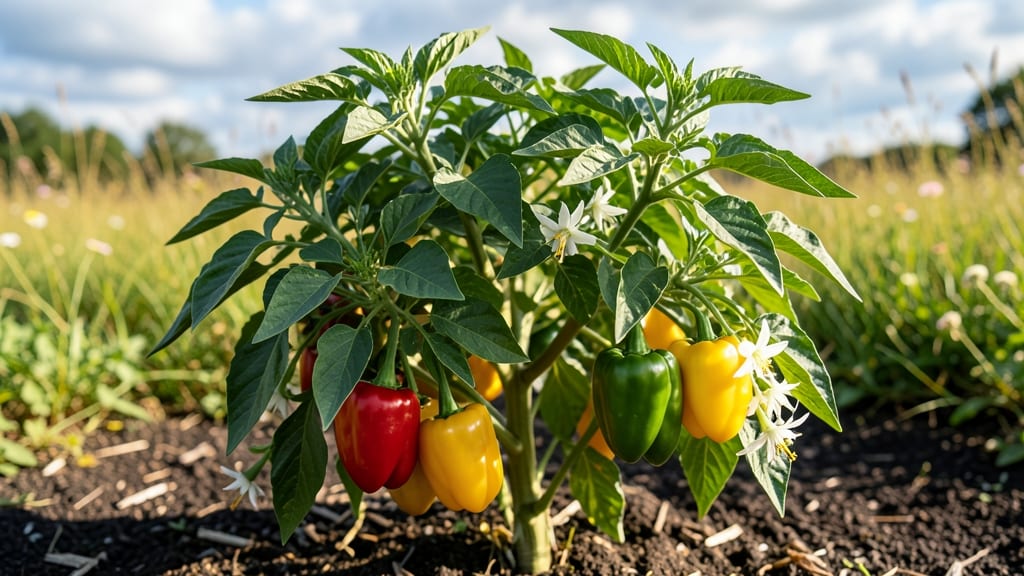 Mexibell Pepper Plants: Vertical Heat Boosters for Small Gardens