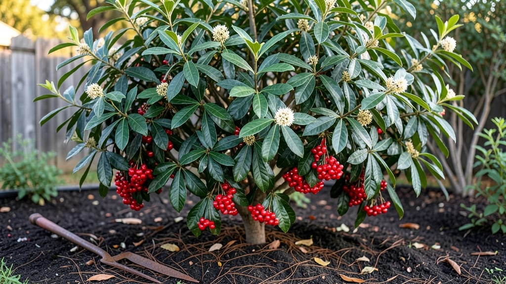 Brazilian Peppercorn Tree: Pole-Trained Growth Guide for Compact Spaces