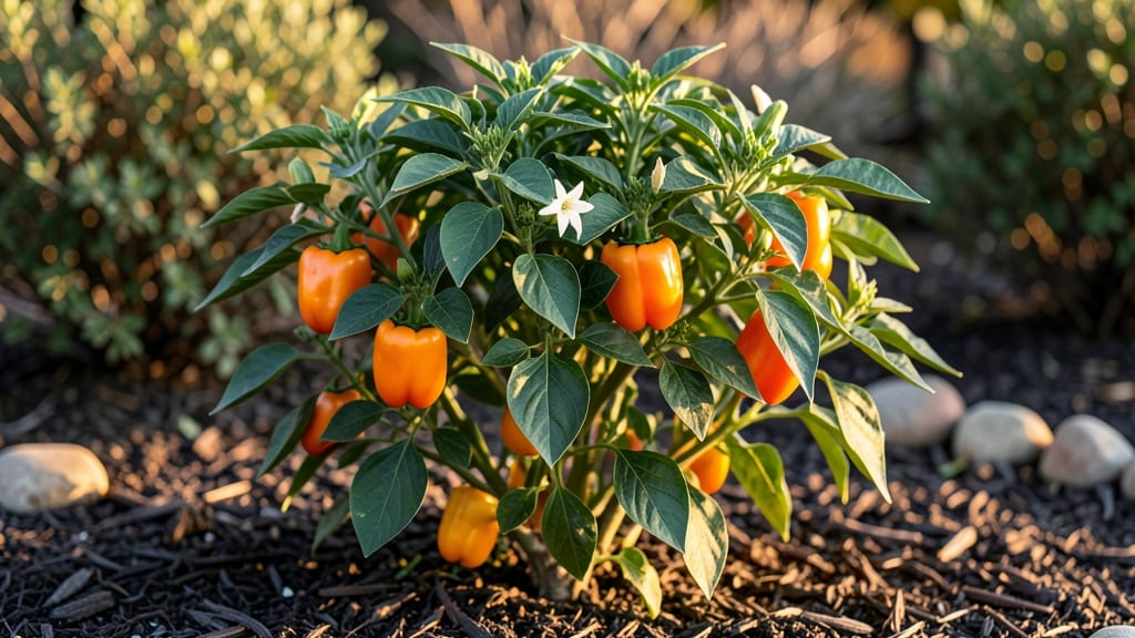 Orange Blaze Pepper: Vertical Firecracker for Small-Space Heat