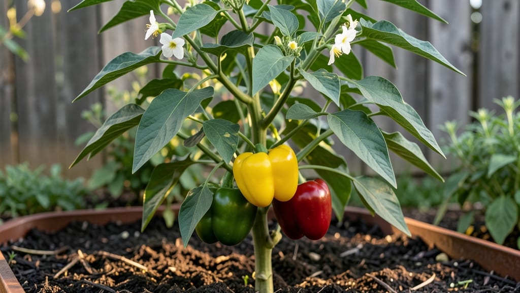 Identify Pepper Plant: Leaf Shape, Stem, and Fruit Clues
