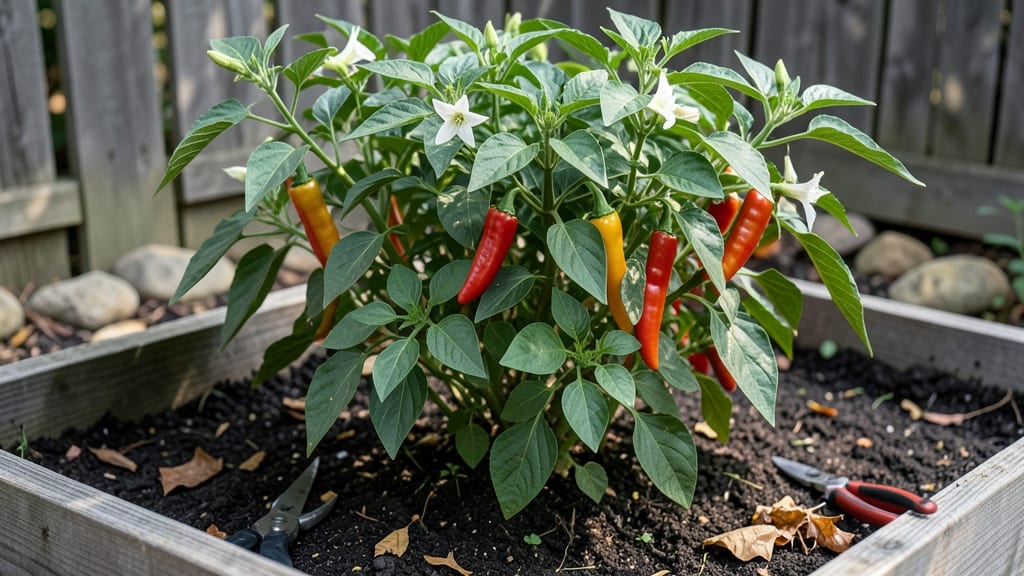 Cowhorn Hot Pepper Growing Guide: Pole-Trained Heat in Small Gardens