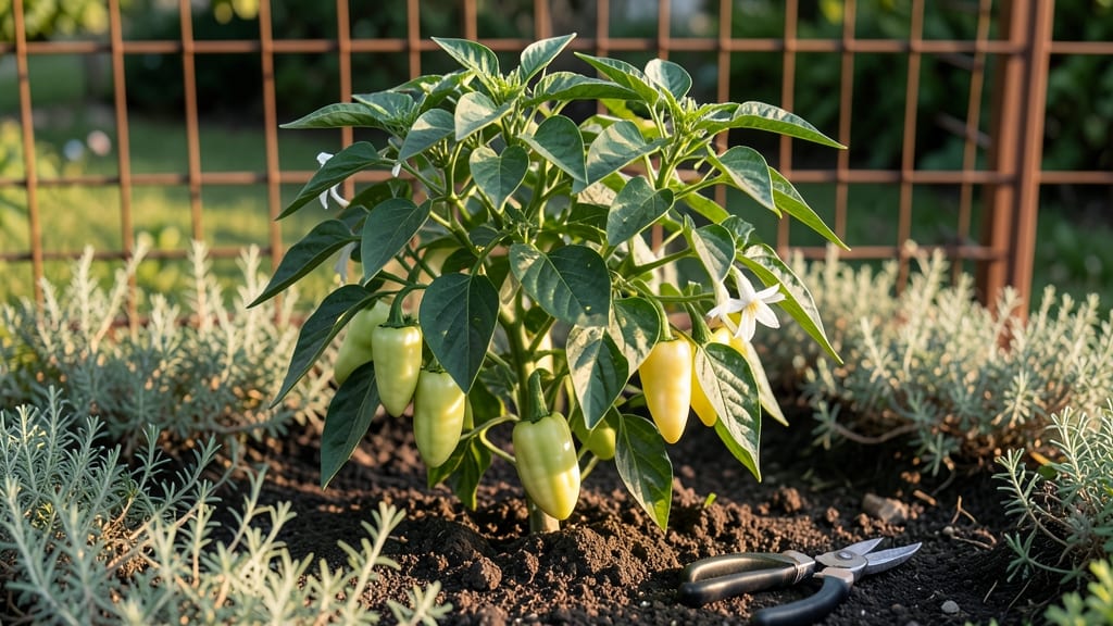 Cubanelle Pepper Plants: Pole-Trained Abundance in Small Gardens Without Bitter Surprises