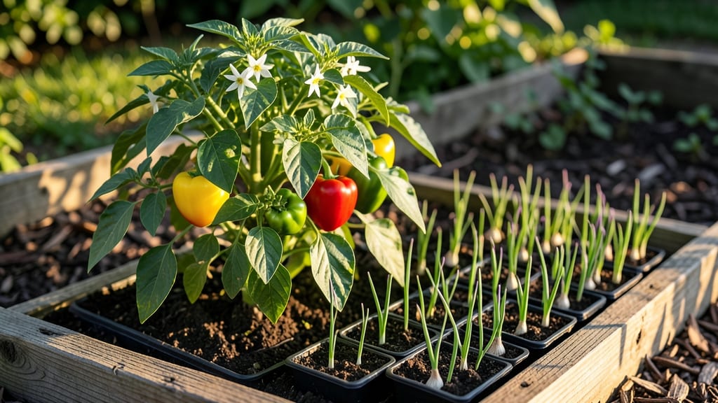 Can You Plant Onions Next to Peppers: Companion Planting Rules and Soil pH Impact
