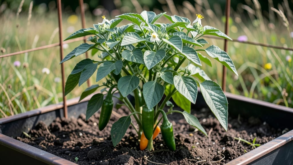 What Do Jalapeno Pepper Plants Look Like: Bushy Green Growth With Distinct Ribbed Pods