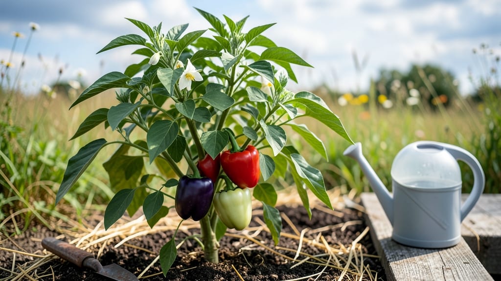 Rainbow Bell Peppers Growing Guide: Vertical Space Hacks for Bold Colors
