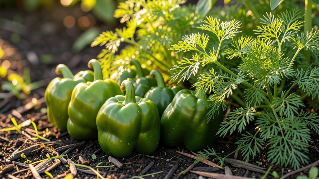 Dill Traps Pepper Maggots Effectively
