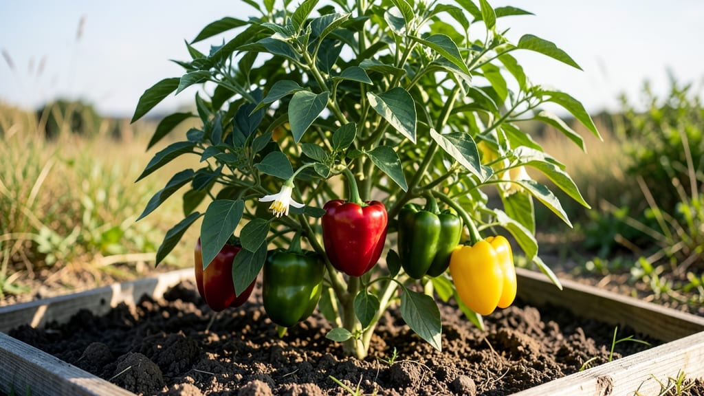 Corn And Peppers Growing Guide: Pole-Trained Abundance in 55 Days Without Bitter Peppers