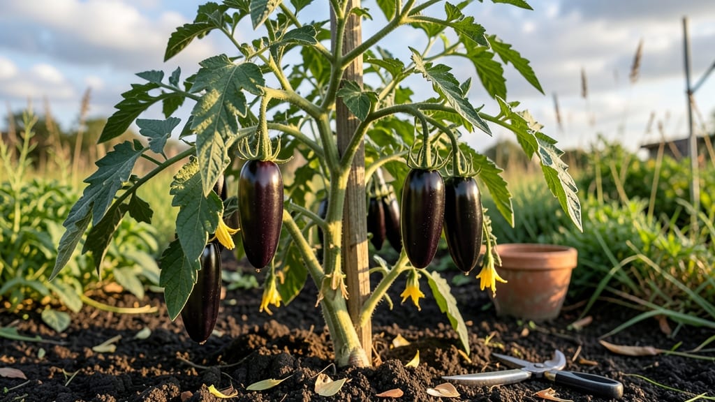 Pepper Shaped Tomatoes: Pole-Trained Bounty in Compact Gardens