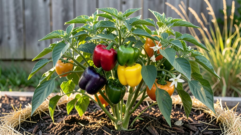 Chinese Five Color Pepper Plant: Vibrant Harvest in Compact Vertical Space