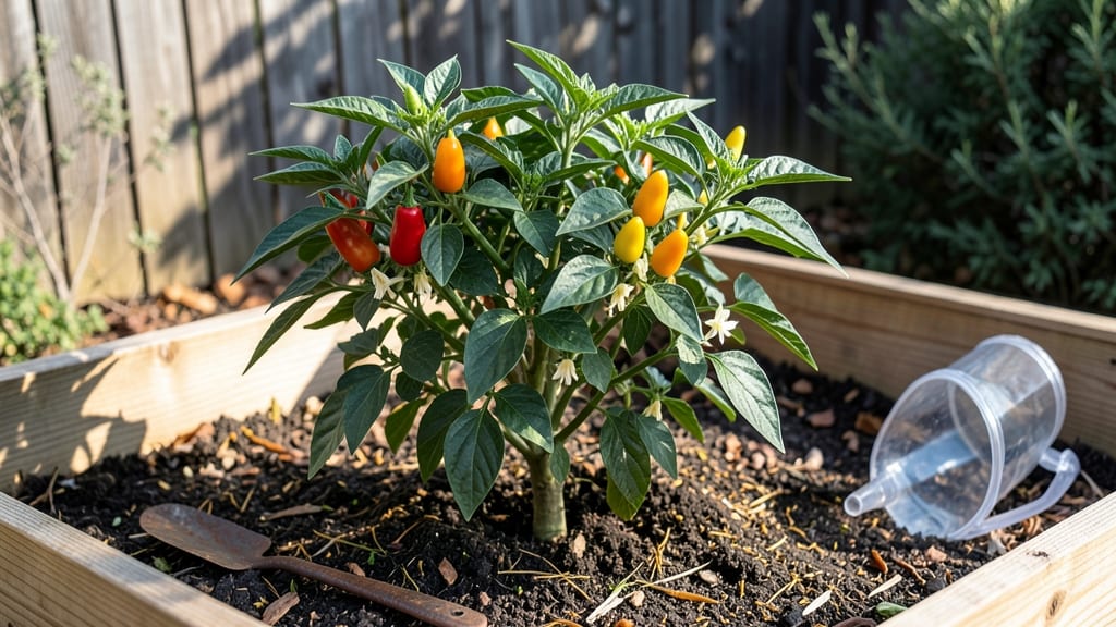 Chili Pequin Pepper Plants: Vertical Spice Garden for Small-Space Heat
