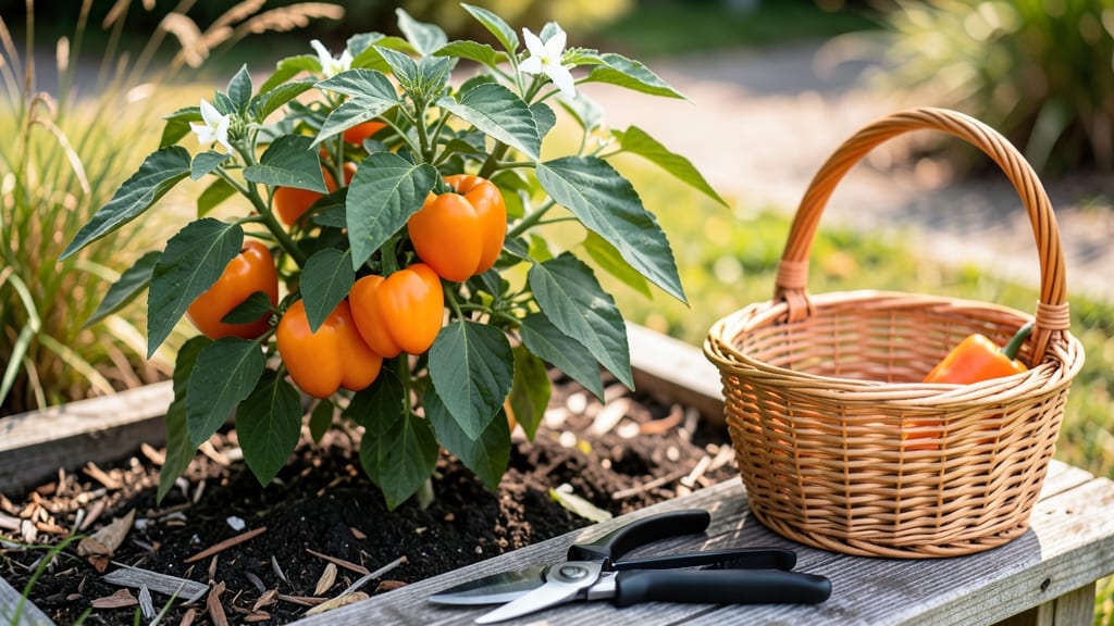 When to Pick Orange Bell Peppers: 3 Color Cues for Peak Sweetness