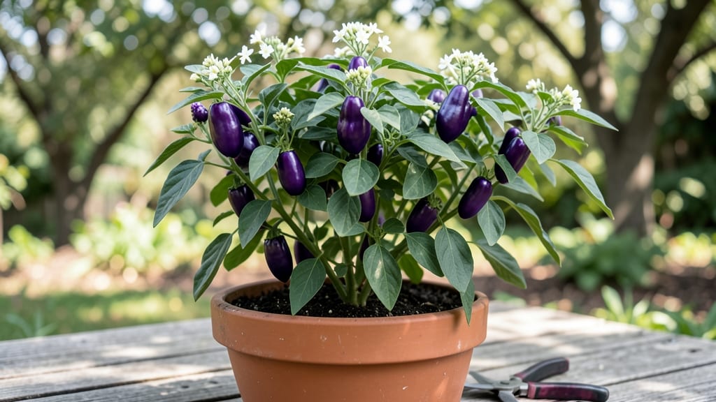 Purple UFO Pepper Seeds: Grow Rare, Vibrant Peppers in Containers