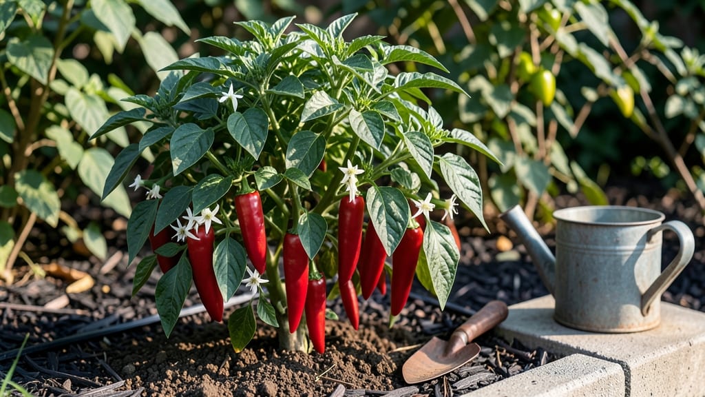 Red Rocket Pepper Growing Guide: Vertical Heat Harvest in 55 Days