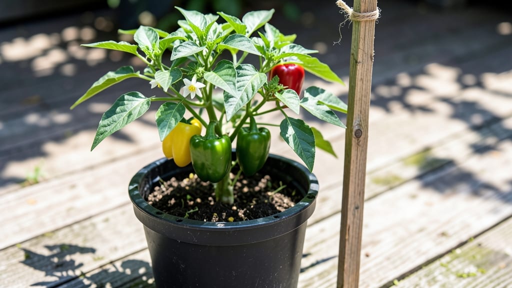 Growing Bell Pepper Plants in Containers: Vertical Space Hacks for Bountiful Harvests