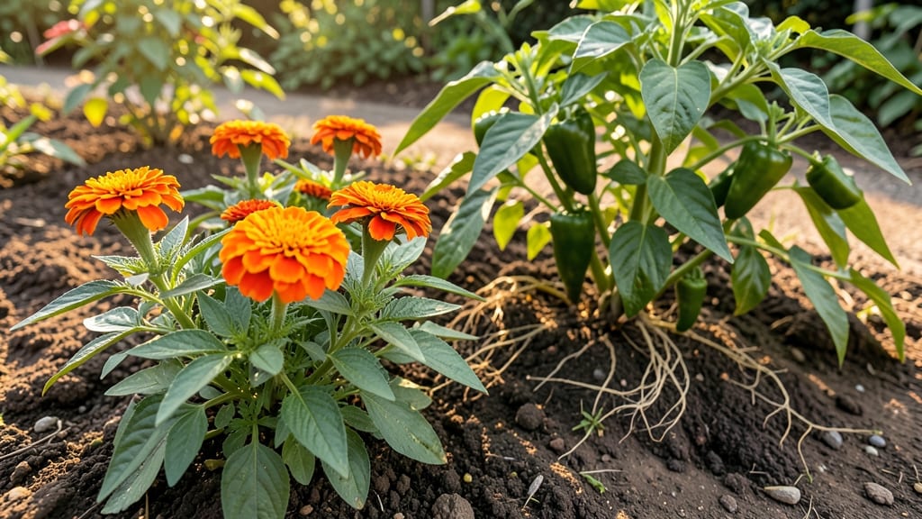 Marigolds Deter Nematodes and Aphids