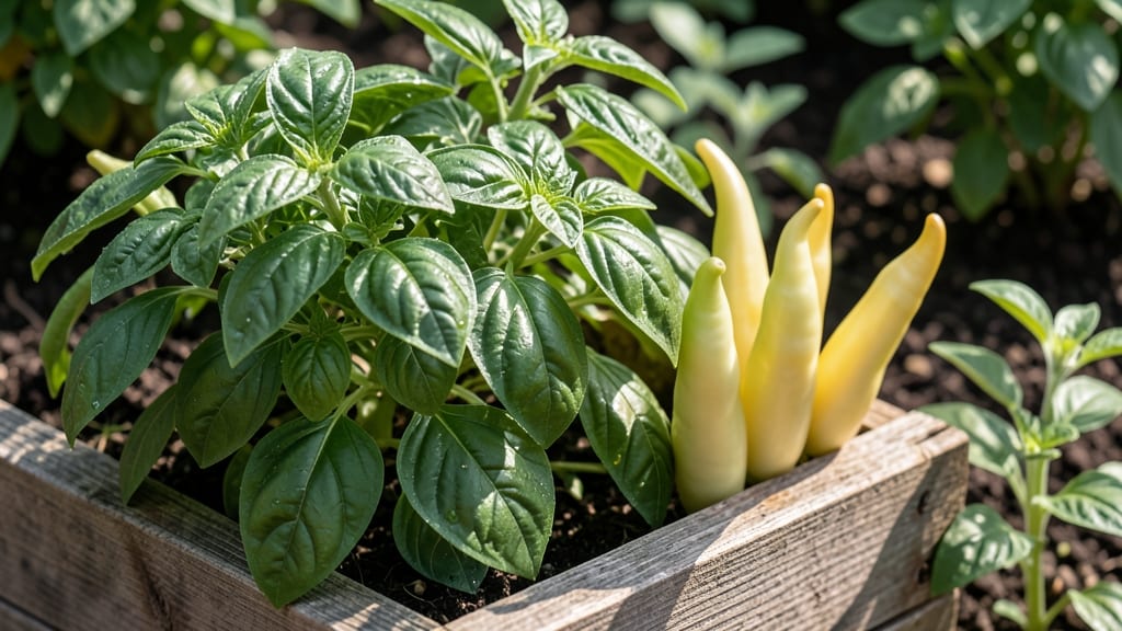 Basil Enhances Flavor and Repels Mosquitoes