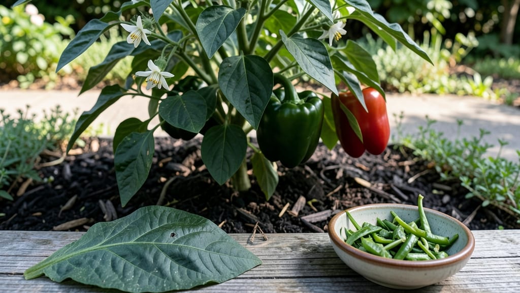 Are Bell Pepper Leaves Edible: Nutrition Facts and Safe Harvesting Tips