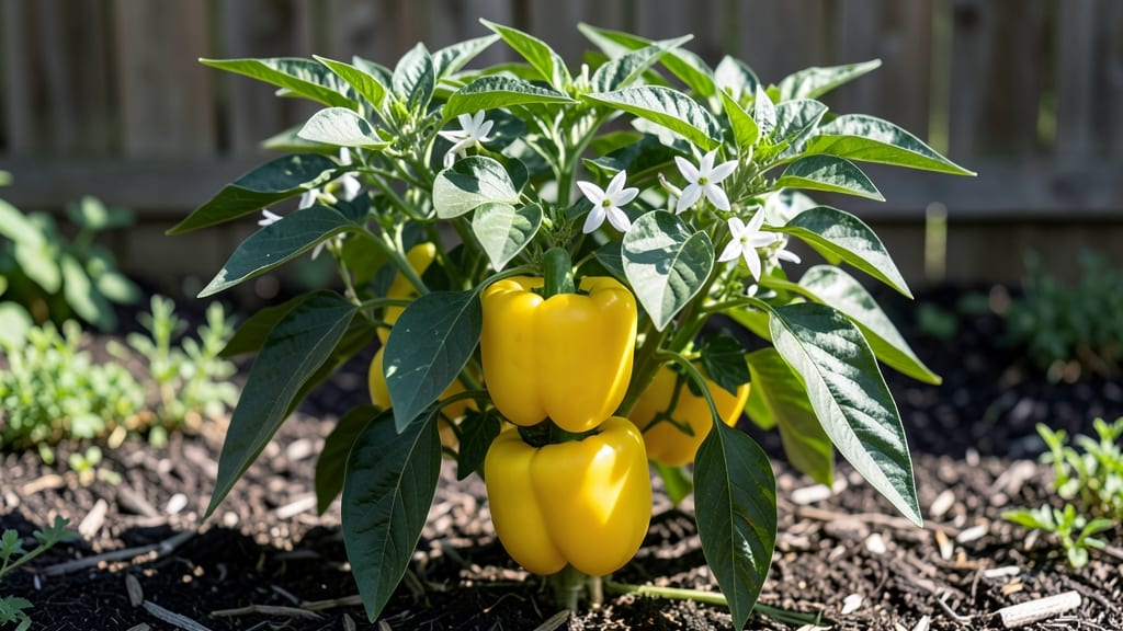Big Yellow Pepper Growing Guide: Pole-Trained Heat That Beats the Bitter Surprise