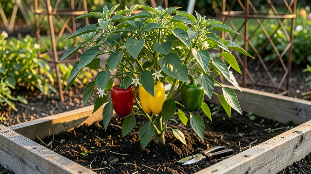 Pepper Vine Plant: Pole-Trained Growth Secrets for Compact Gardens