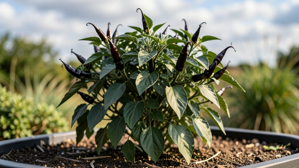 Black Cobra Pepper Flower Recipe: Pole-Trained Heat in 55 Days