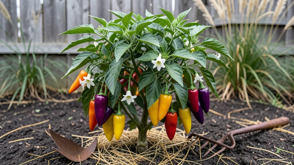 Sangria Ornamental Pepper Growing Guide: Pole-Trained Beauty With Edible Blooms