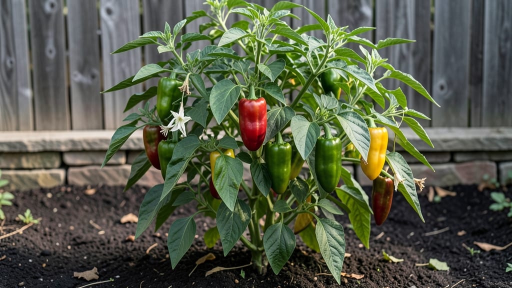 Giant Marconi Sweet Pepper Growing Guide: Pole-Trained Giants in 60 Days