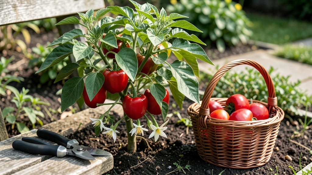 When to Pick Red Bell Peppers: Color Shift & Firmness Check