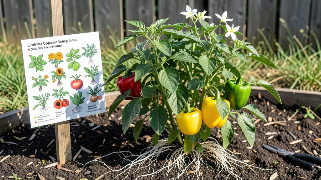 Bell Pepper Companion Planting Chart: Maximize Garden Harmony With Science-Backed Pairings
