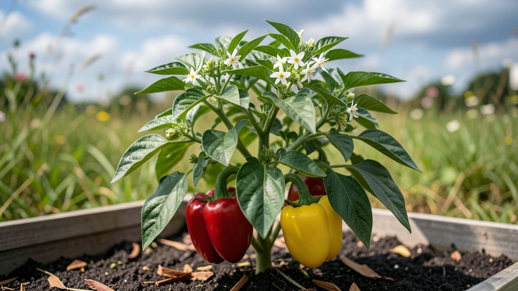 Costa Rican Sweet Pepper Growing Guide: Pole-Trained Abundance in Compact Spaces Without Bitterness