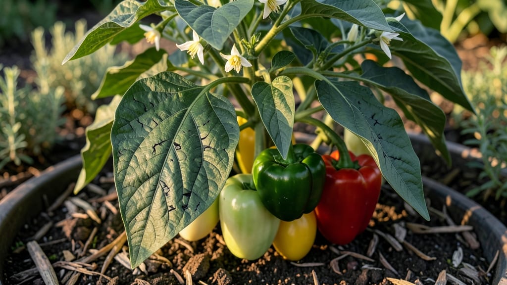 Black Streaks On Pepper Plants: Fungal Fix With Copper Spray and Pruning