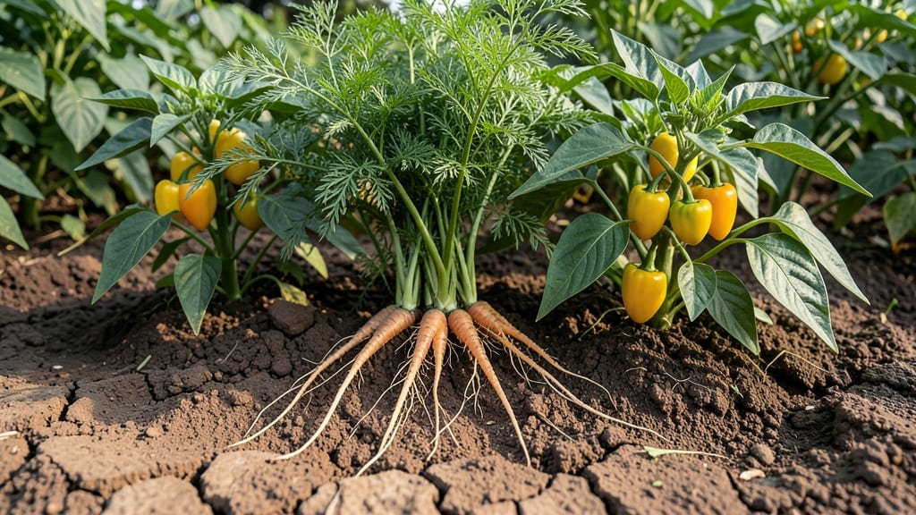 Carrots Improve Soil Structure for Deep Roots