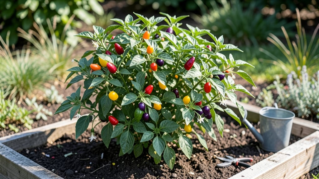 Chilly Chili Pepper Plant: Vertical Spice Garden for Balconies and Small Spaces