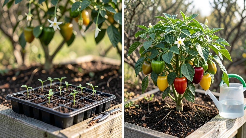 Pepper Seeds Grow Garden: Vertical Spice Bounty in Small Spaces