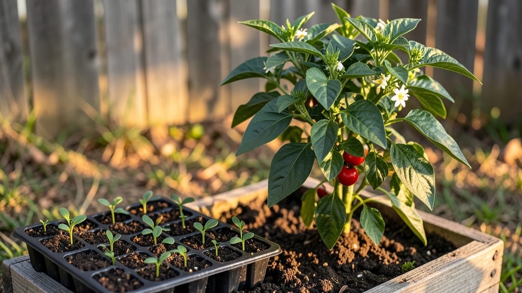 Malawi Piquante Pepper Seeds: Fast-Germinating Heat for Compact Gardens